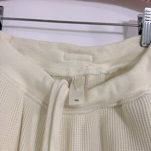 SKIMS Bone Color Waffle Pants. Never Worn